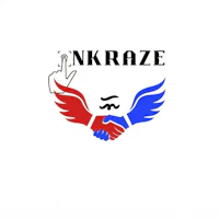a logo with the words inkkraze on it